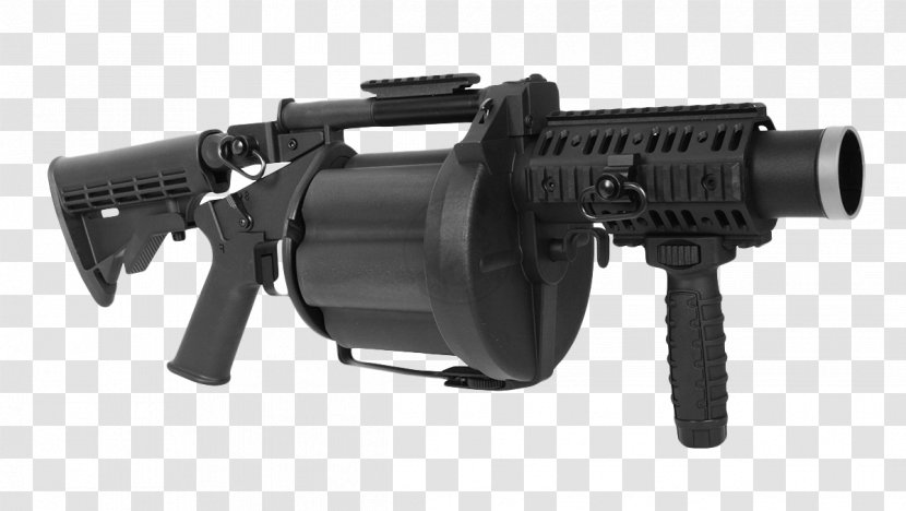 Grenade Launcher Milkor MGL Airsoft 40 Mm - Heart Transparent PNG