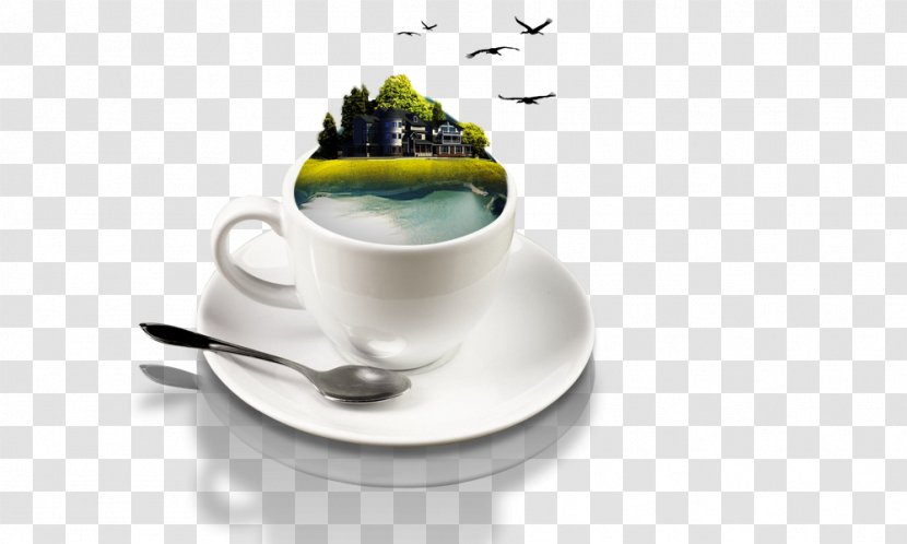 Coffee Cup Cafe Take-out - Landscape Mug Transparent PNG