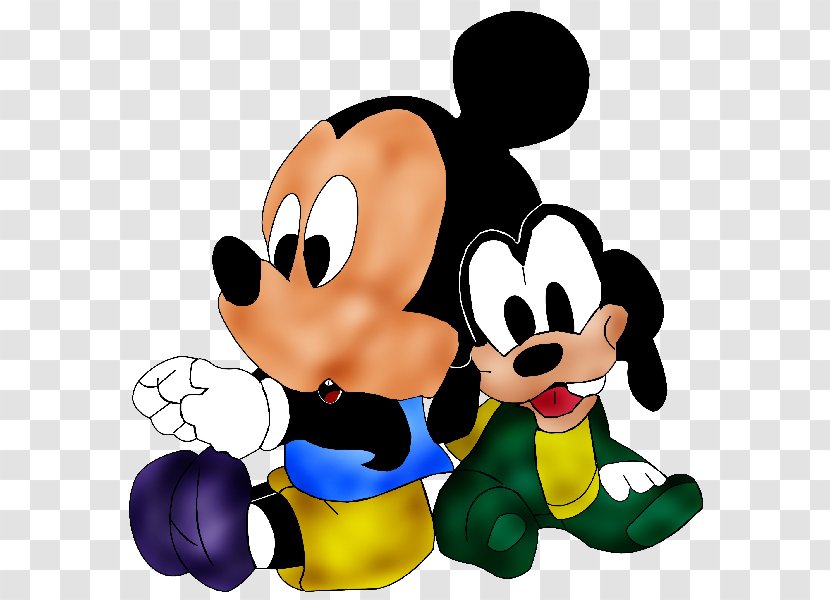 Mickey Mouse Minnie Daisy Duck Donald Pluto - Baby Cartoon Transparent PNG