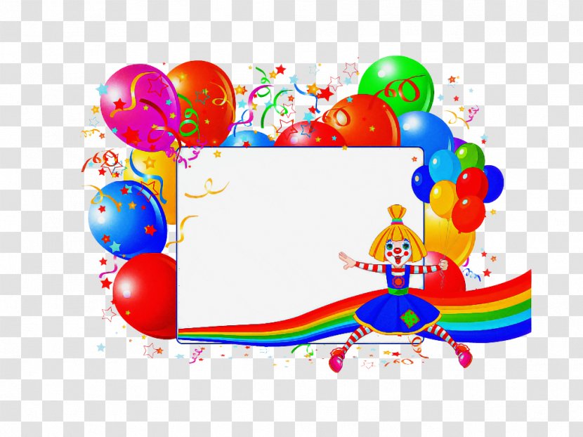 Party Background Frame - Circus - Picture Supply Transparent PNG