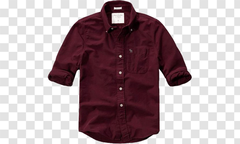 Sleeve Button Shirt Maroon Barnes & Noble Transparent PNG