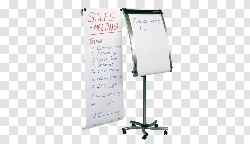 Flip Chart Paper Easel Office Supplies Steel - Artikel - Over Transparent PNG