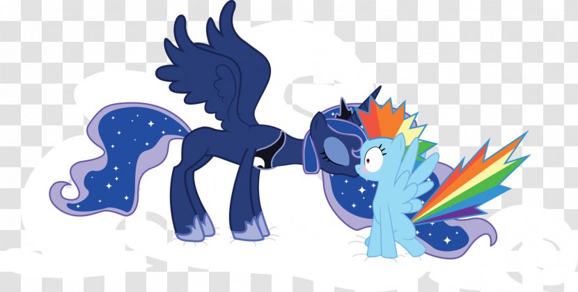 My Little Pony Rainbow Dash Princess Luna Celestia - Silhouette Transparent PNG
