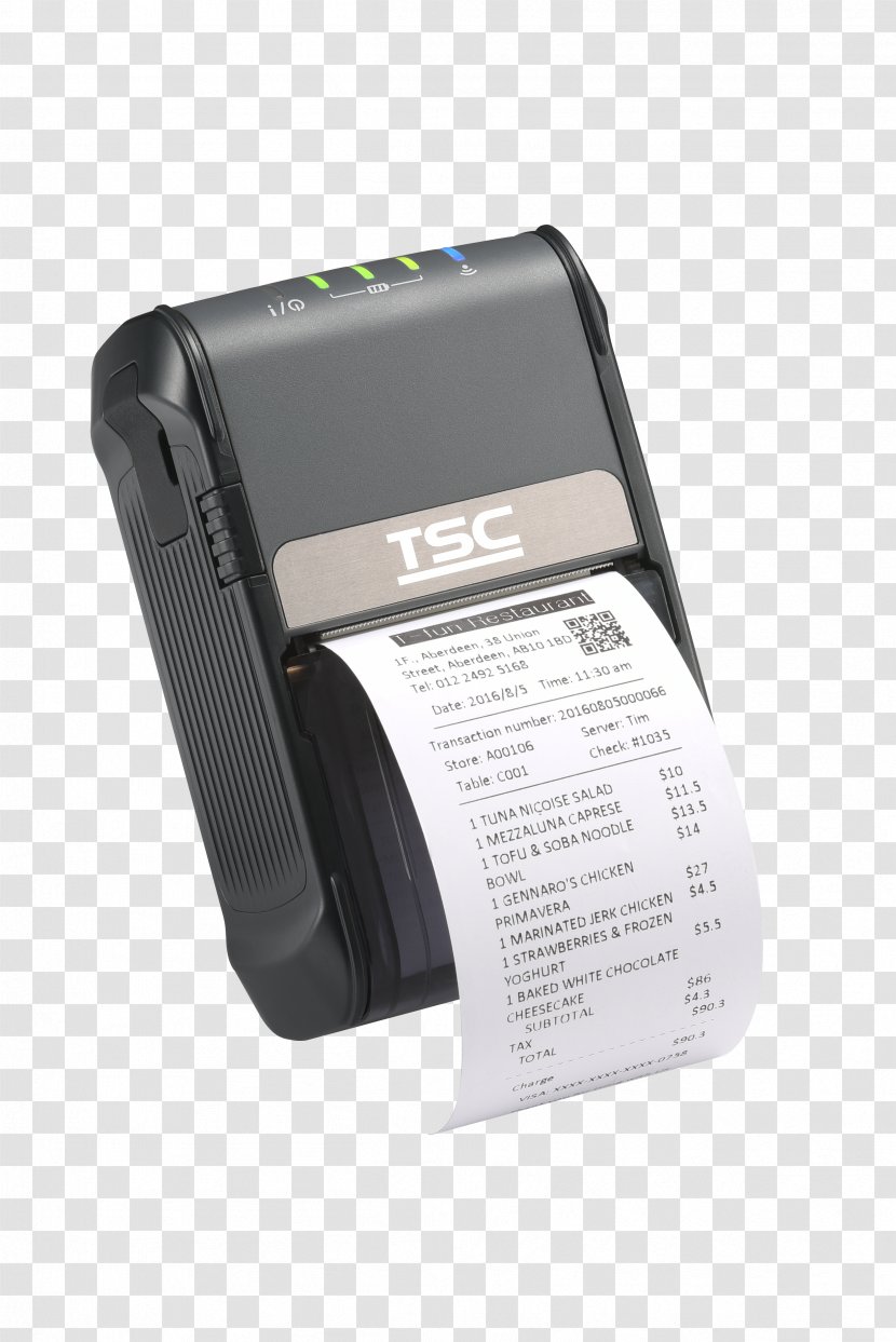 Label Printer Thermal Printing Barcode Thermal-transfer - Paper Transparent PNG
