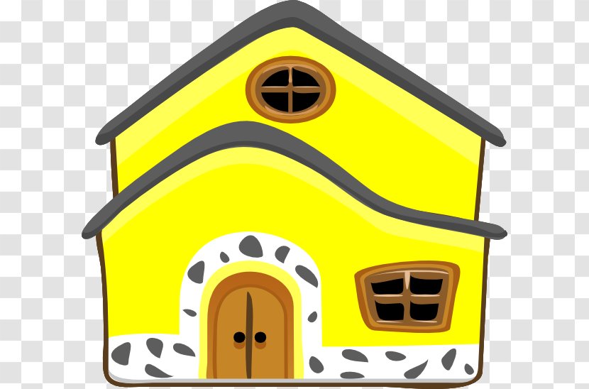 House Clip Art - Royaltyfree - Yellow Cat Transparent PNG