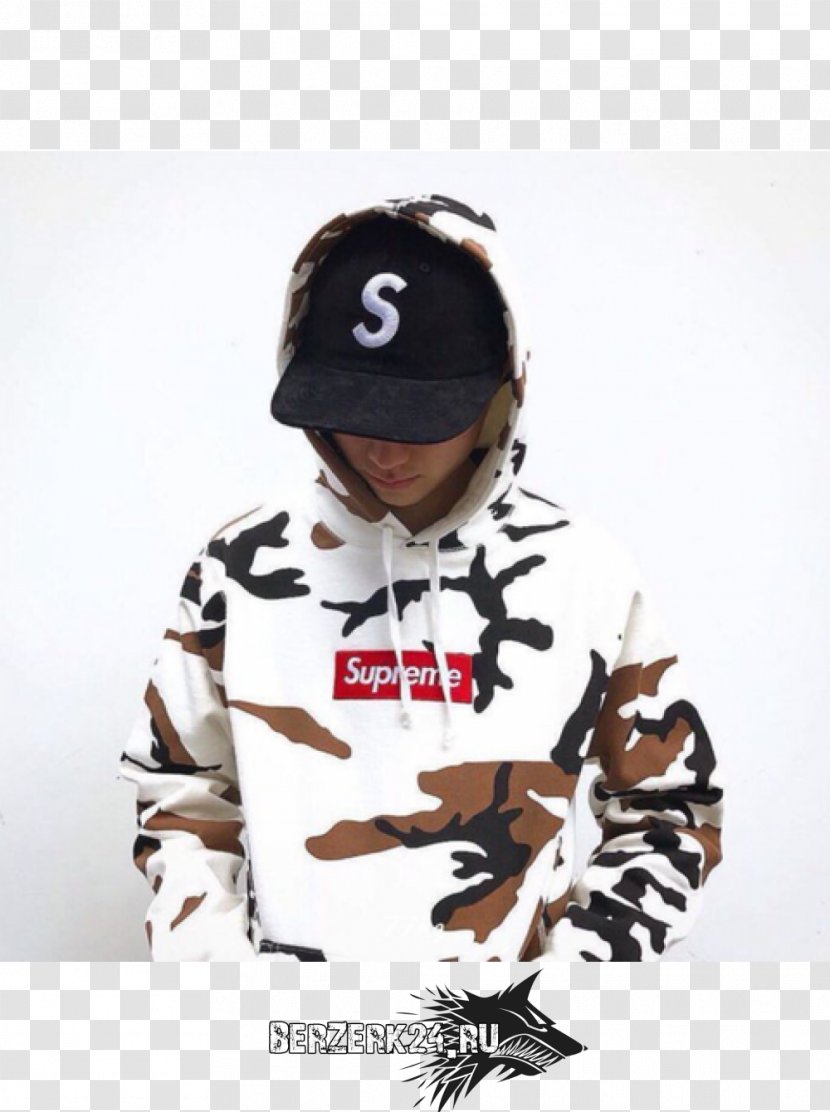 Hoodie T-shirt Supreme Sweater Military Camouflage Transparent PNG