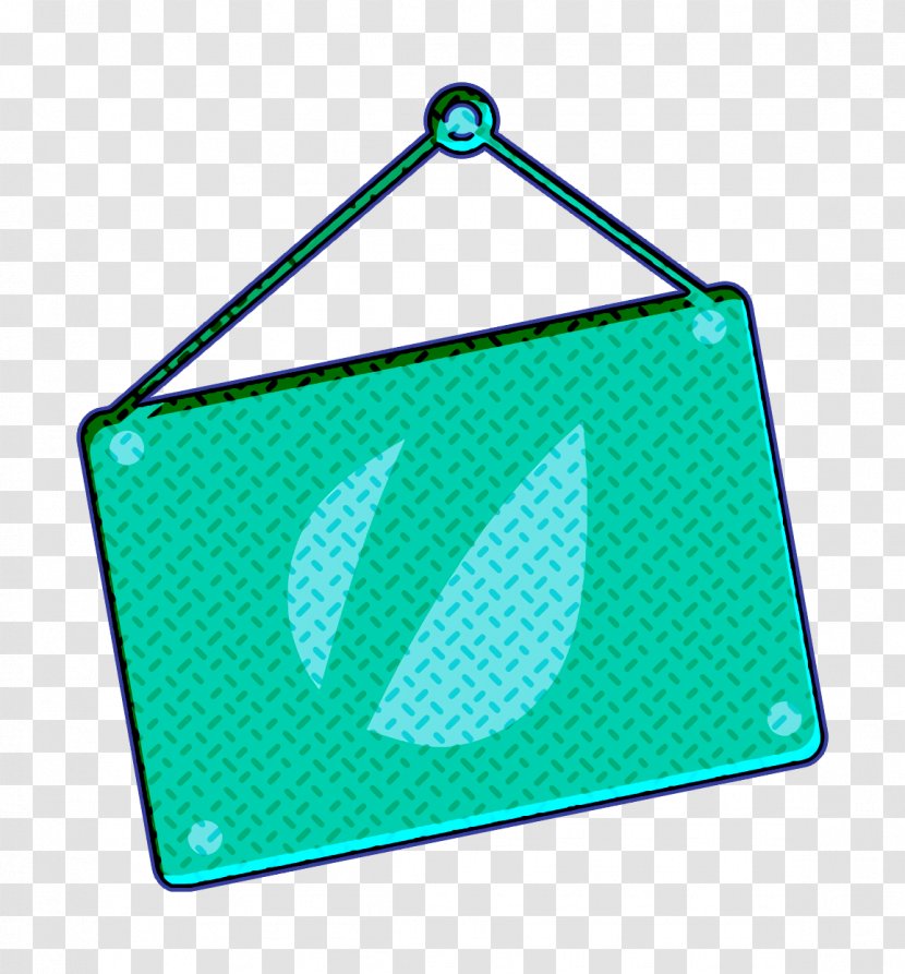 Sosmed Icon - Turquoise - Triangle Transparent PNG