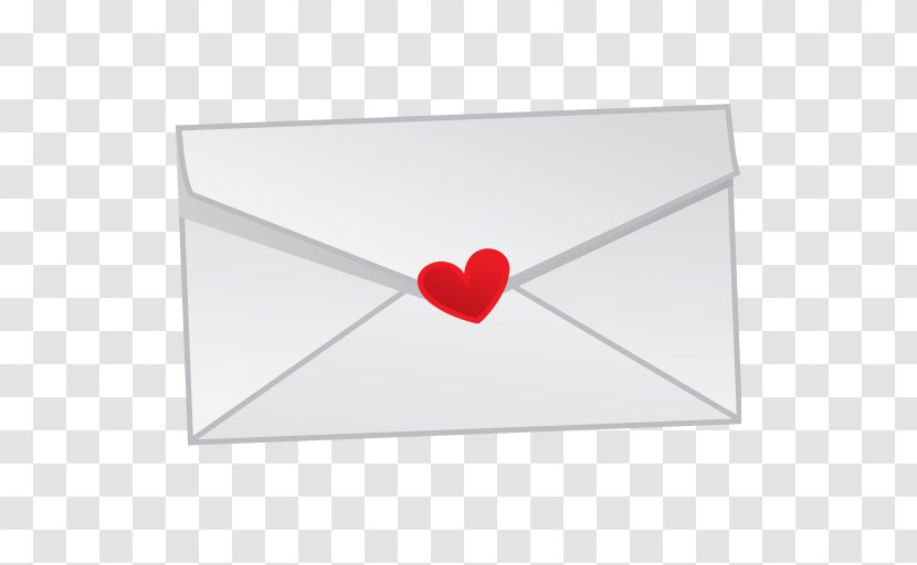Paper Rectangle Heart - Letters Transparent PNG
