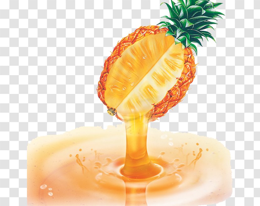 Coffee Juice Pineapple Cake Drink Transparent PNG
