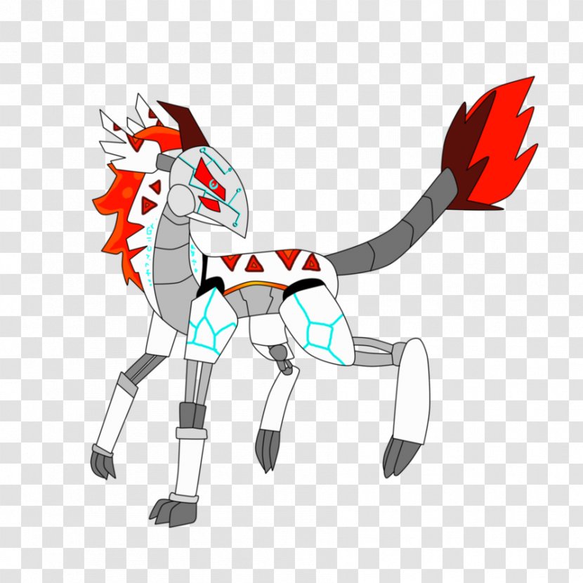 Horse Mecha Cartoon Clip Art - Red Transparent PNG