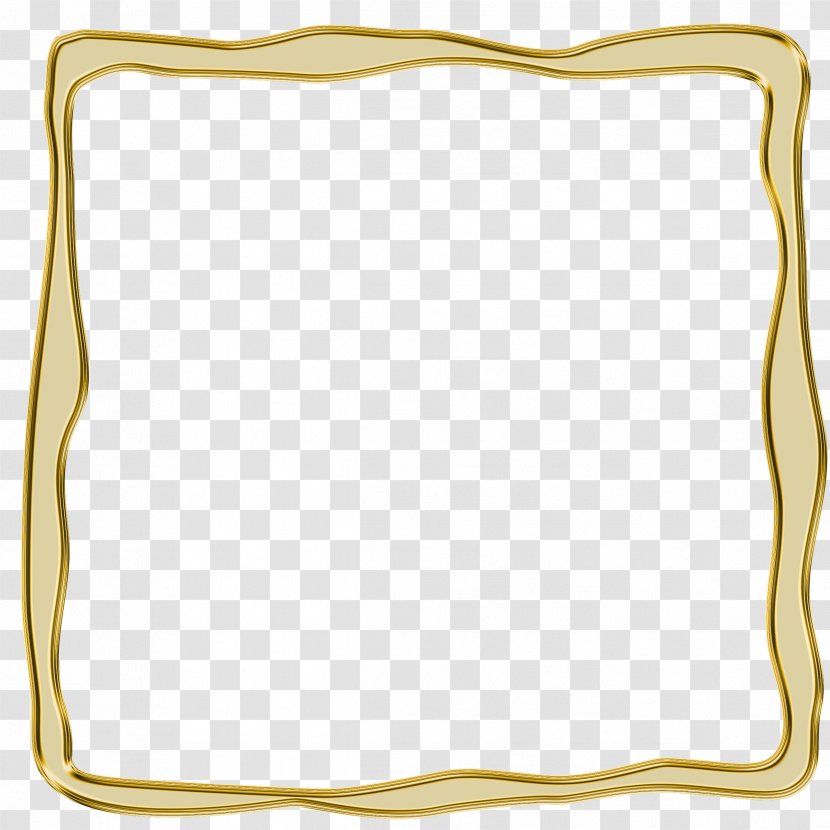 Picture Frames Line - Yellow Transparent PNG