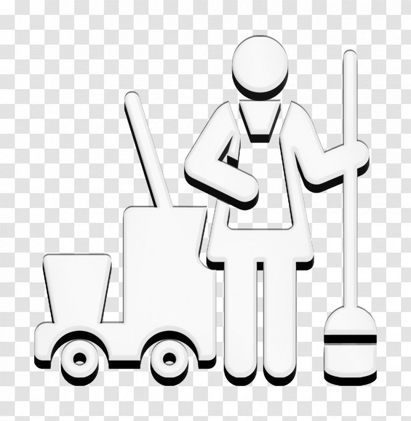 Cleaning Services Icon Maid Icon Cleaner Icon Transparent PNG