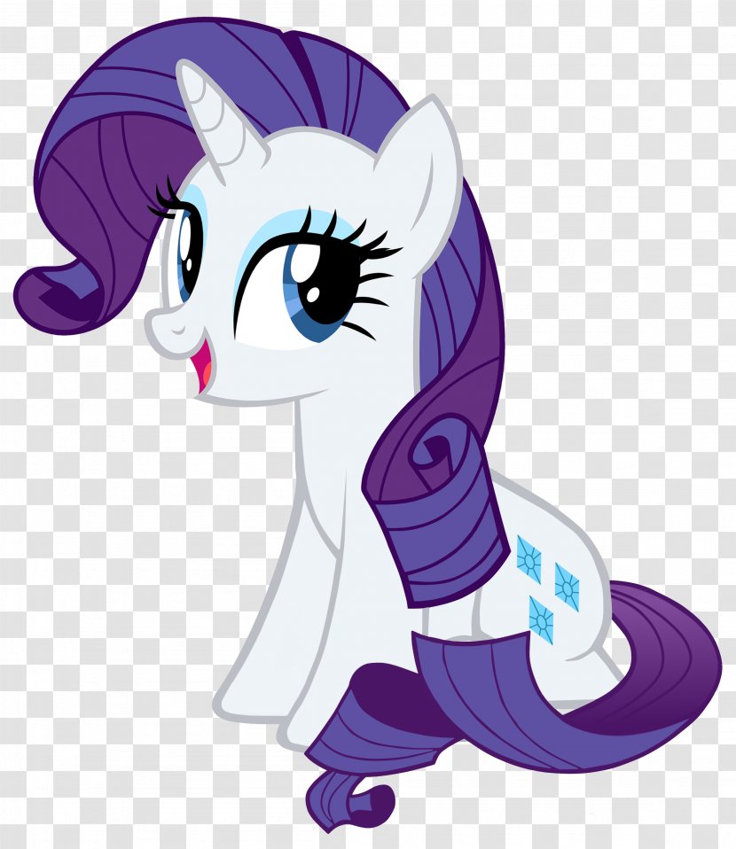 Pony Whiskers Horse Rarity Unicorn - Fictional Character Transparent PNG