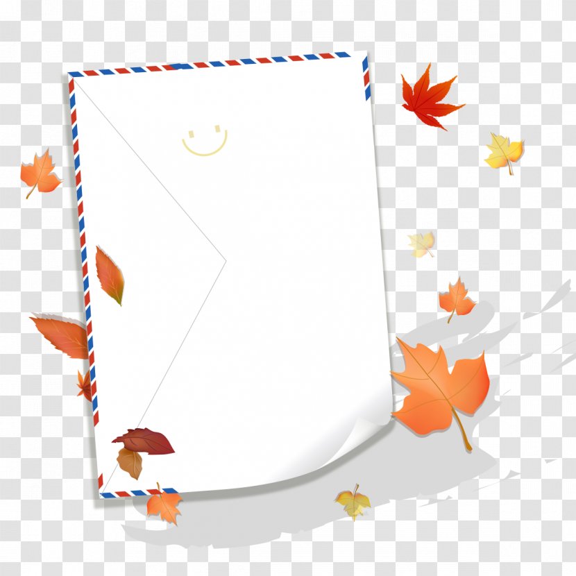 Paper Envelope Maple Leaf Transparent PNG