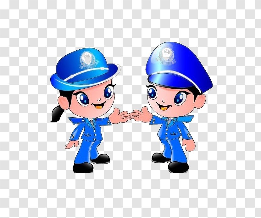 Police Officer Cartoon Peoples Of The Republic China Chinese Public Security Bureau - Human Behavior Transparent PNG