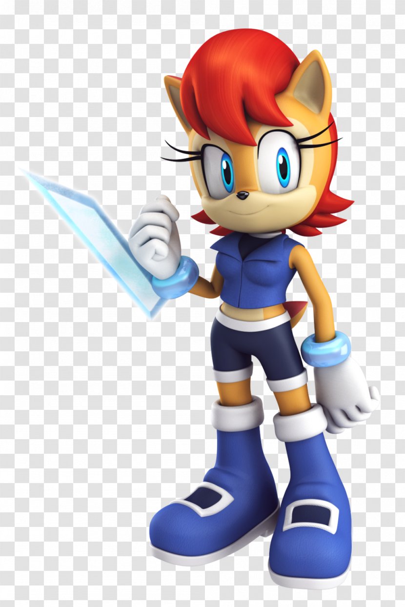 Princess Sally Acorn Sonic Forces The Hedgehog Unleashed Metal Transparent PNG