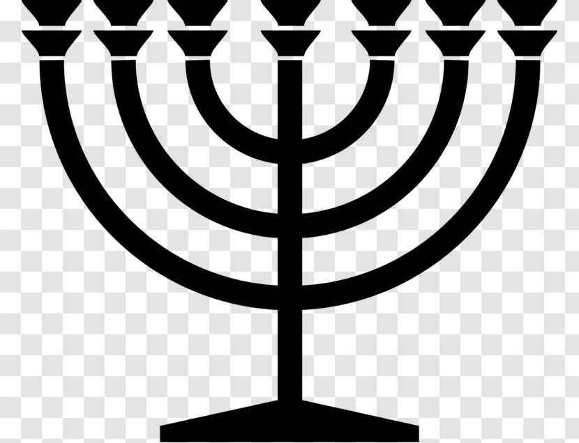 Menorah Judaism Clip Art Hanukkah - Candle - College Symbol Royal Transparent PNG