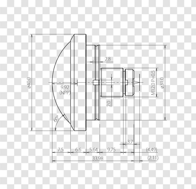 Fisheye Lens Angle Of View Camera （株）インタニヤ - Rectangle Transparent PNG