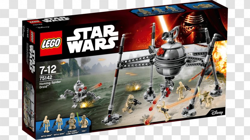 Lego Star Wars: The Force Awakens Droid - 75142 Wars Homing Spider Transparent PNG