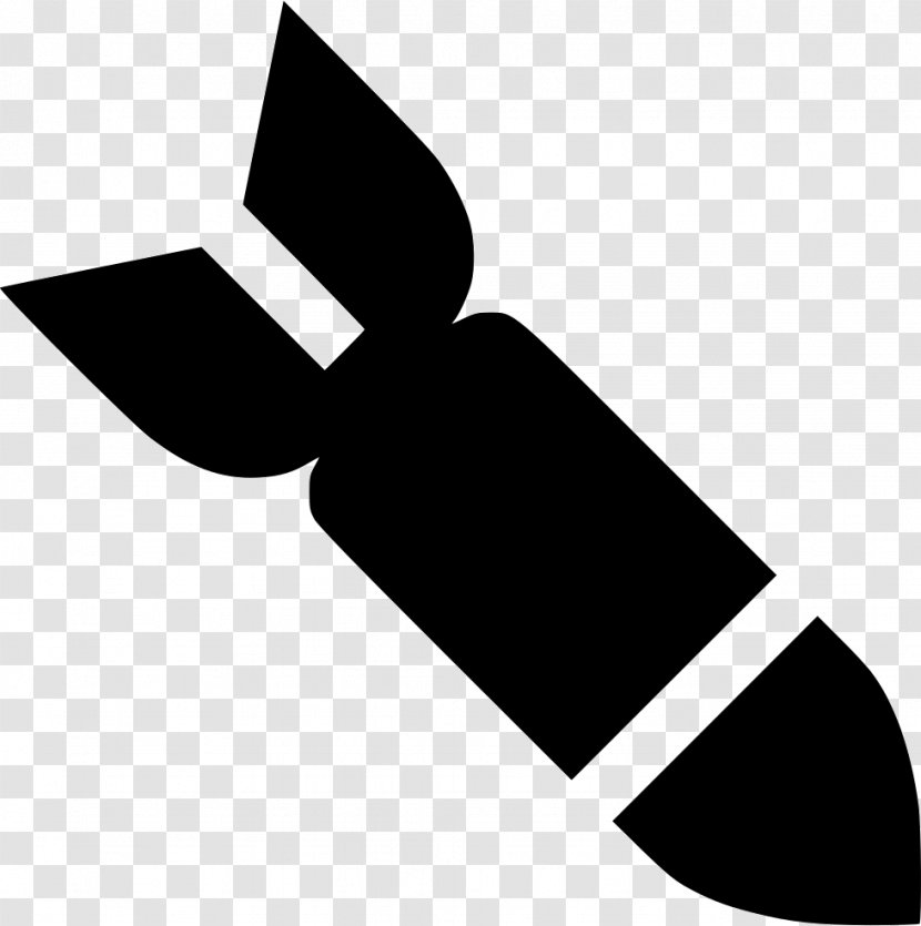 Integrated Guided Missile Development Programme Weapon - Black And White - Rocket Icon Transparent PNG