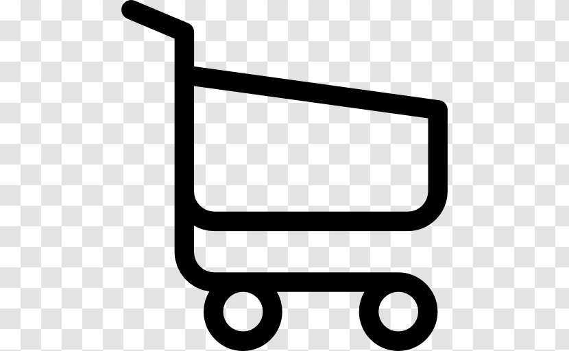 Shopping Cart Online Centre - Black And White Transparent PNG