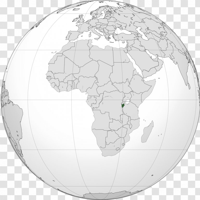 Djibouti Eritrea Burundi Globe Ethiopia - Physische Karte Transparent PNG