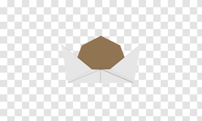 Rectangle Brown - Half Fold Transparent PNG