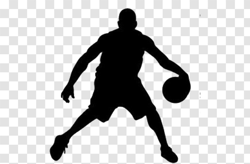 Crossover Dribble Basketball Dribbling - Silhouette Transparent PNG