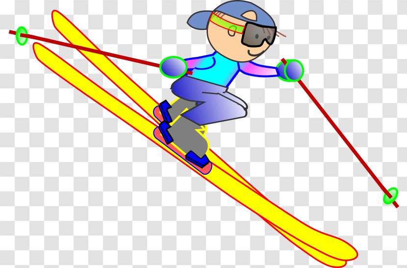 Alpine Skiing Clip Art - Ski Pole Transparent PNG