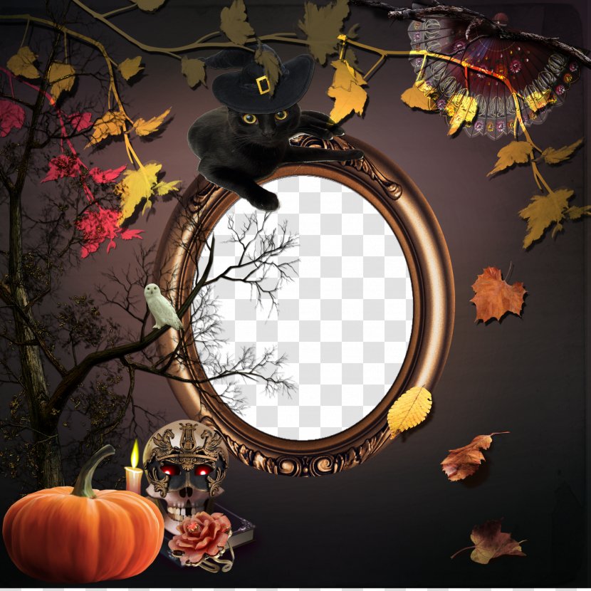 Halloween Photo Editor - Decor - Scary Face MakeupTransparent Background Frame Transparent PNG