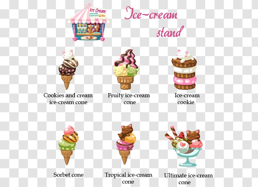 Ice Cream Cones Line - Cone - Stand Transparent PNG