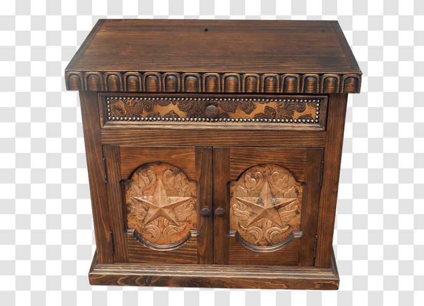 Bedside Tables Buffets & Sideboards Carving Wood Stain Drawer - Antique Transparent PNG