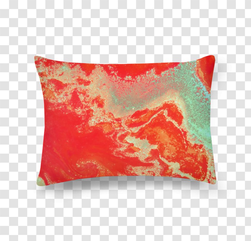 Throw Pillows Cushion Rectangle Canvas - Coral Sea Transparent PNG