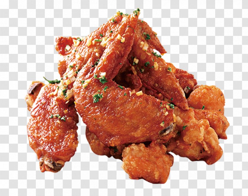 Fried Chicken Buffalo Wing Barbecue Japanese Cuisine - Wings Transparent PNG