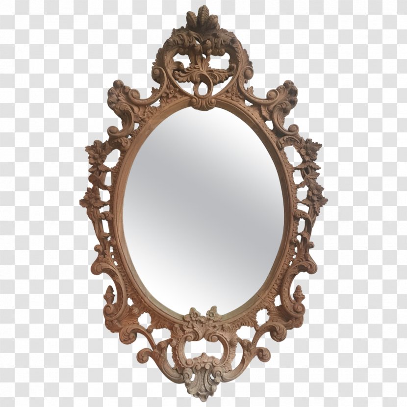 Mirror Rococo Style Baroque Light - Picture Frames Transparent PNG