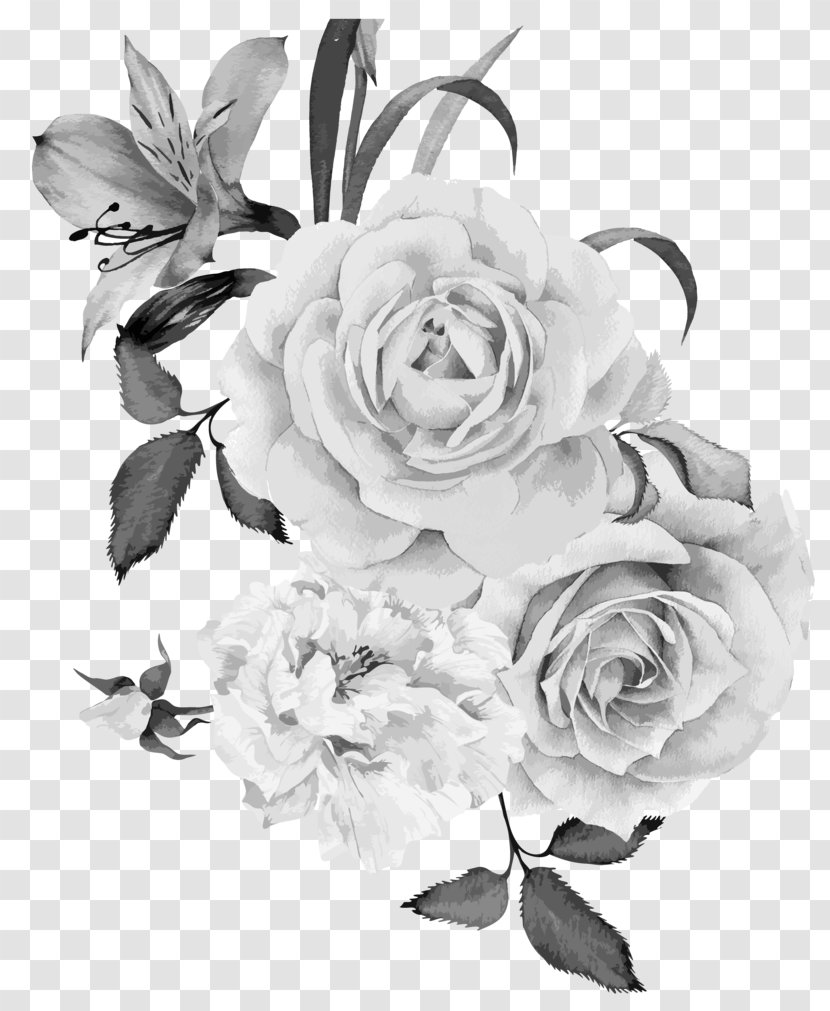 Garden Roses Floral Design Flower Bouquet Cut Flowers Transparent PNG