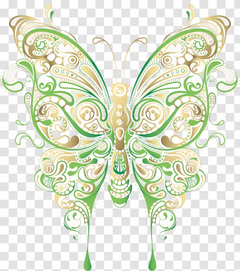 Butterfly Floral Design Flower Clip Art - Pollinator - Decorative Pattern Transparent PNG