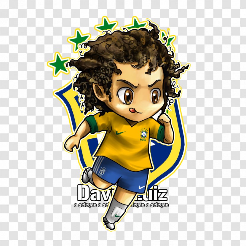 Cartoon Animaatio Character Font - David Luiz Transparent PNG