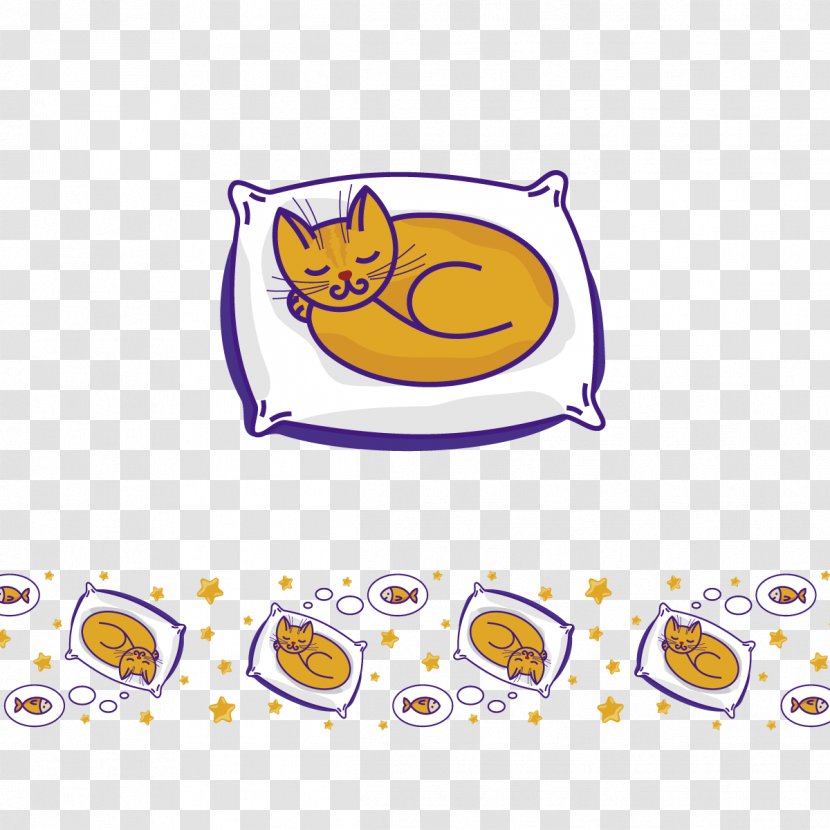 Cat Sleep Snoring - Designer - Vector Sleeping Transparent PNG