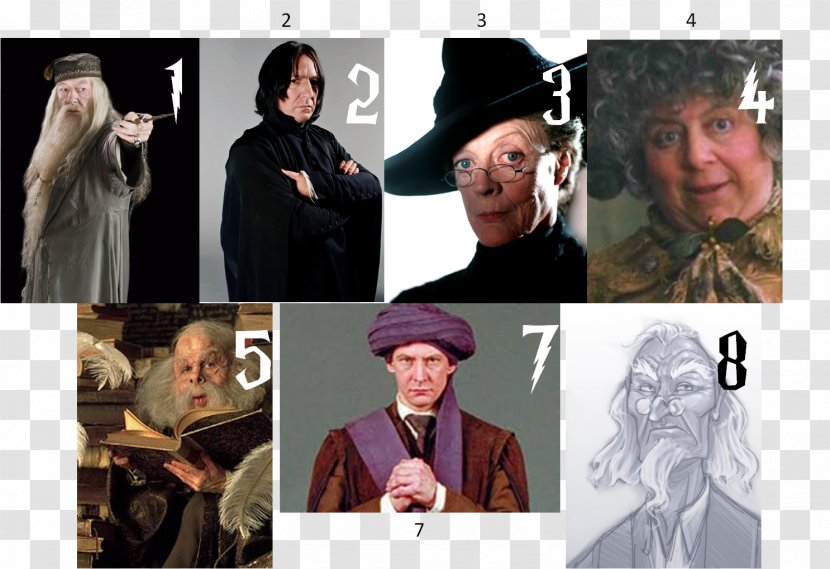 Professor Filius Flitwick Quirinus Quirrell Warwick Davis Harry Potter And The Philosopher's Stone Square Academic Cap - Graduation - Collage Transparent PNG