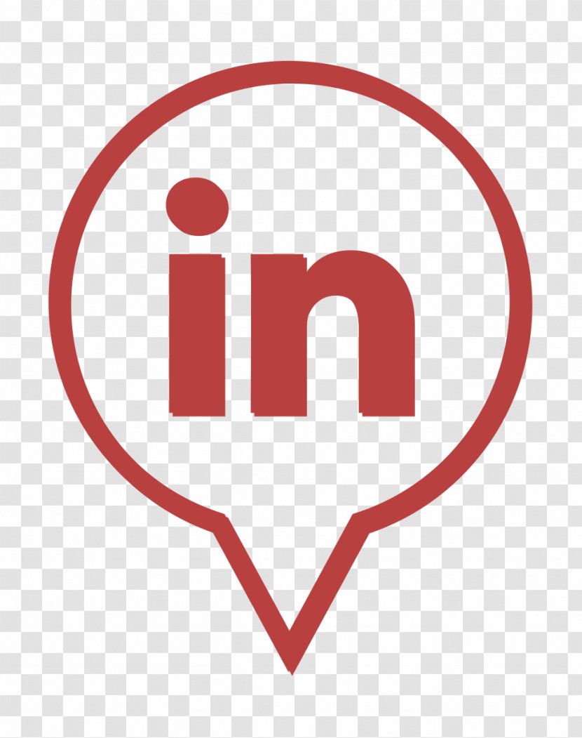 Linkedin Icon - Meter - Symbol Red Transparent PNG