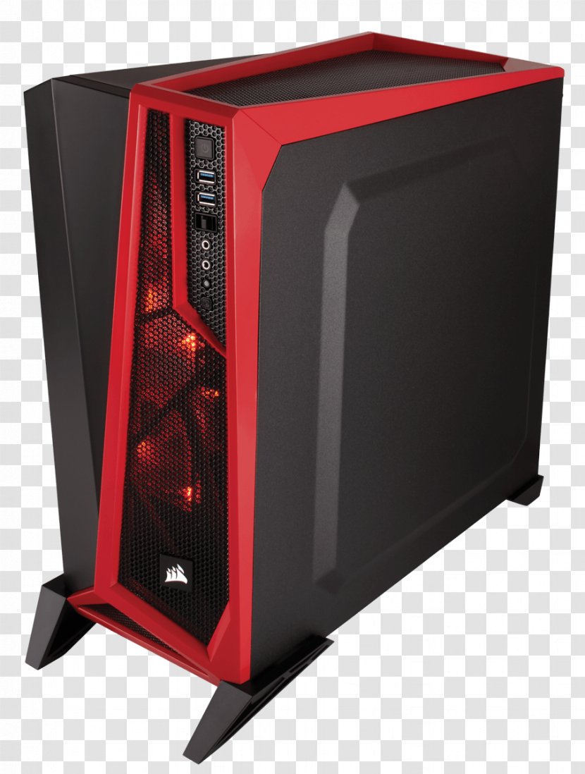 Computer Cases & Housings Power Supply Unit Corsair Components ATX Hard Drives - Gaming - Case Transparent PNG