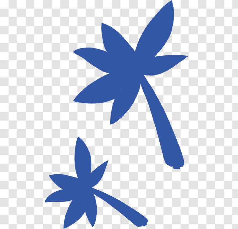 Silhouette Blue Coconut Clip Art - Trees Transparent PNG