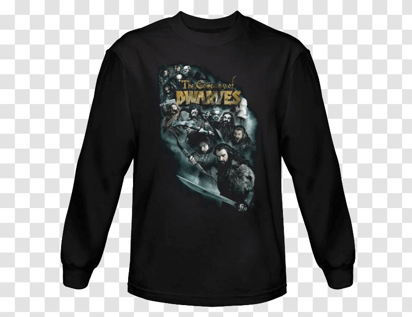 The Hobbit T-shirt Thorin Oakenshield Hoodie Lord Of Rings - T Shirt Transparent PNG