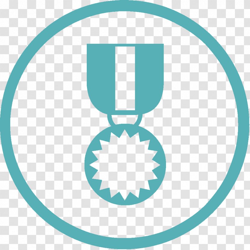 Medal Award Clip Art - Aqua - New York Icons Transparent PNG