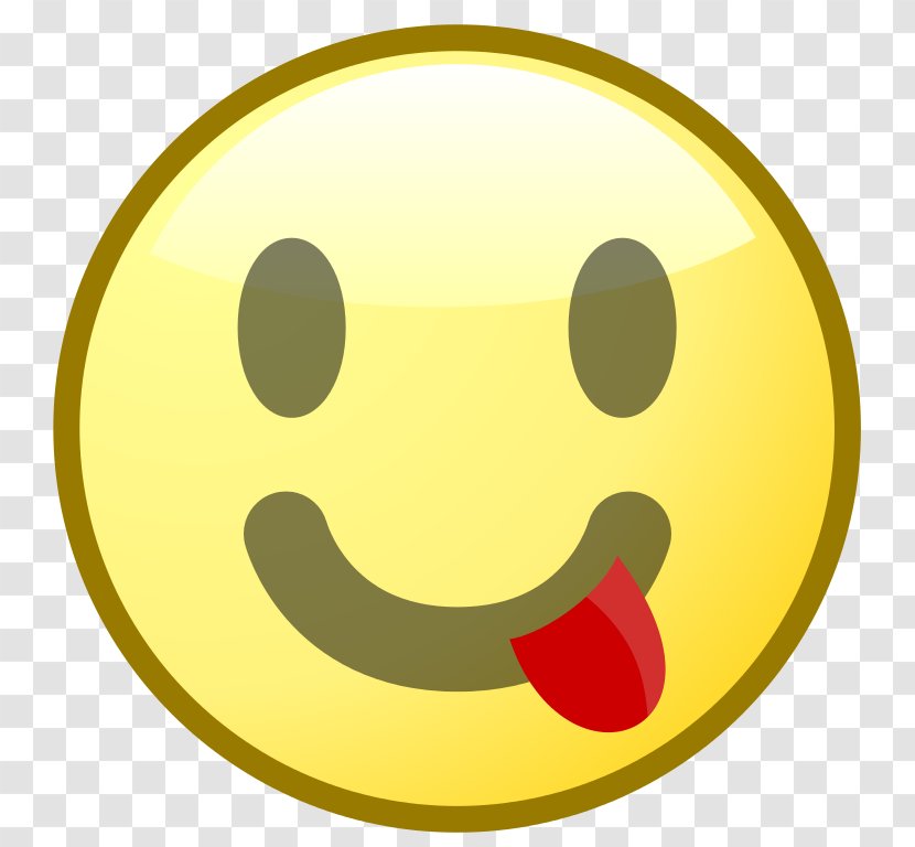 Smiley Emoticon Tongue Clip Art Scalable Vector Graphics Happy Face Sticking Out Transparent Png