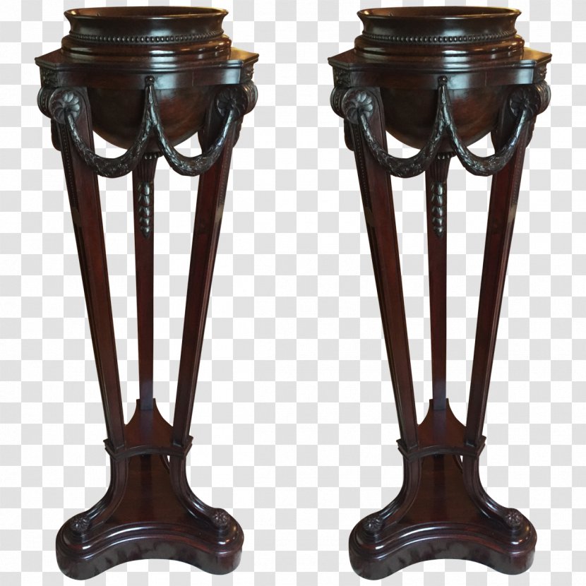 Antique Table Pedestal Furniture - End - Mahogany Transparent PNG