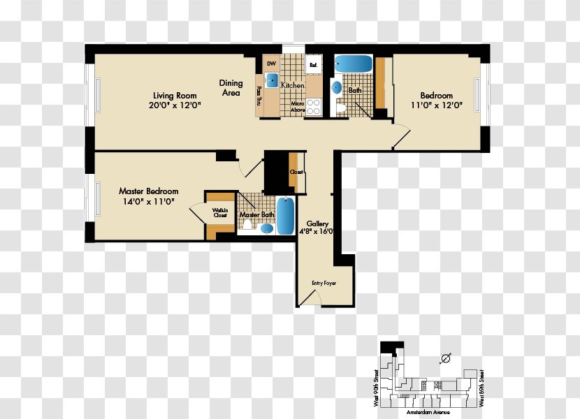 Floor Plan The Sagamore Bedroom Apartment - Organization - Greenbelt Transparent PNG