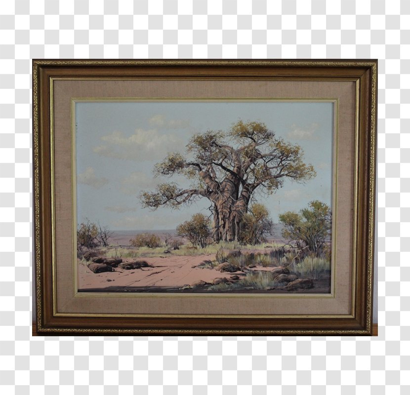 Landscape Painting Still Life Baobab Bushveld - Work Of Art - Artist Transparent PNG