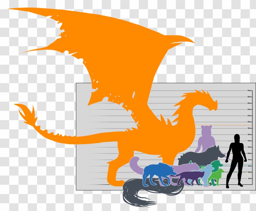 Dragon Clip Art - Orange Transparent PNG